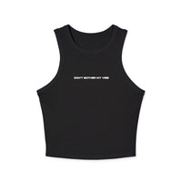 Women's Tank Top - 'Don't Bother My Vibe' Crop Top