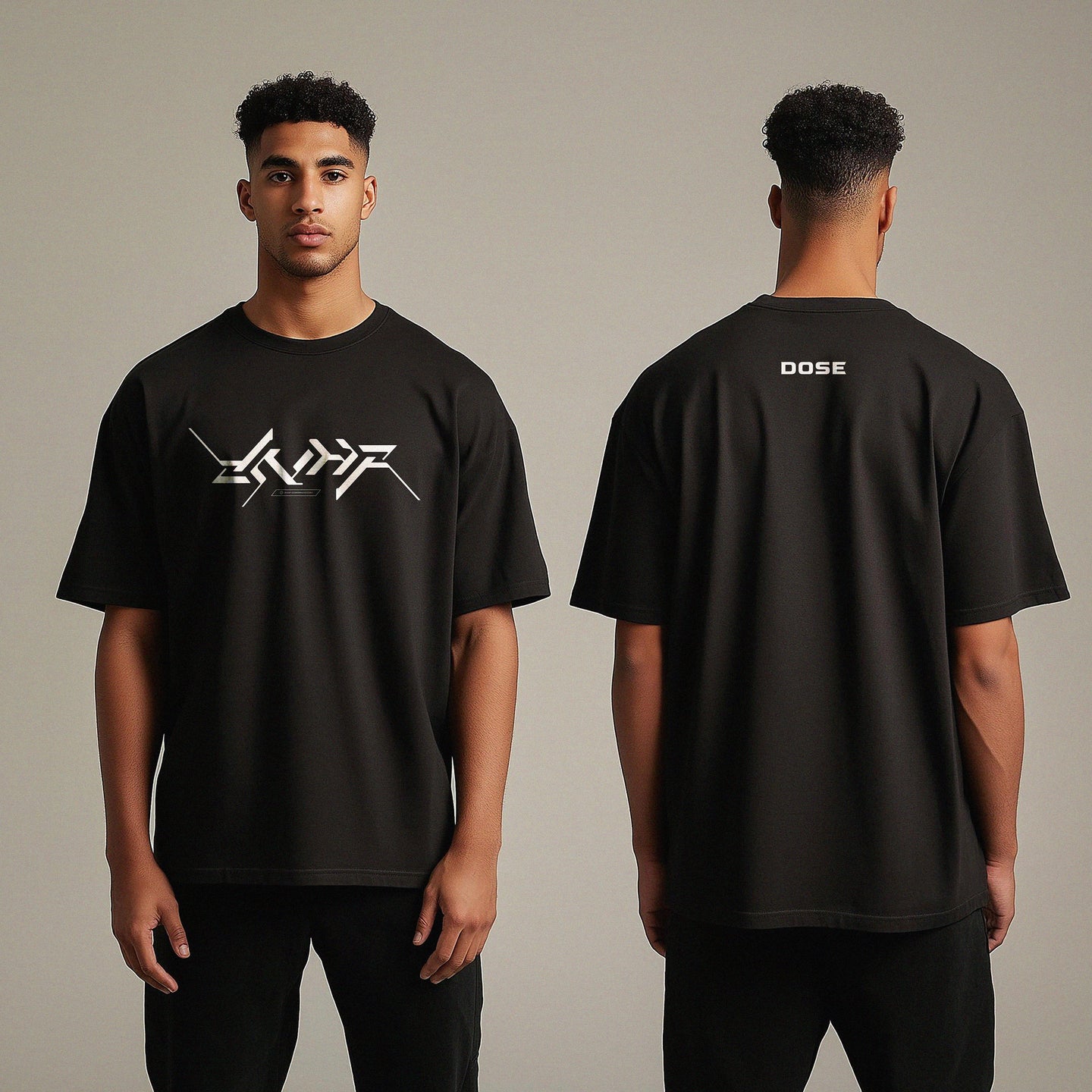 R-R - Men's Heavy Oversized T-Shirt