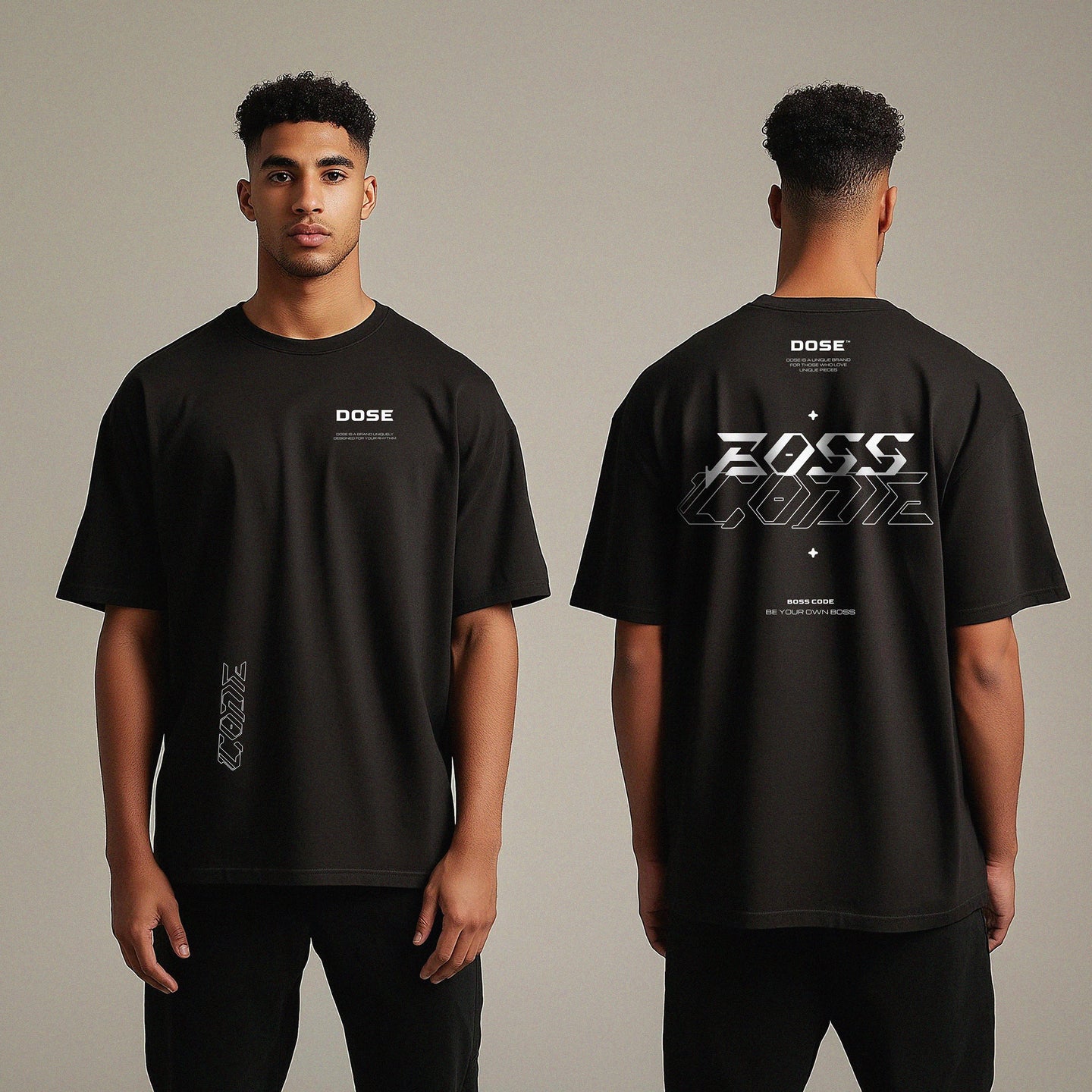 Boss code - Men's Oversized T-Shirt