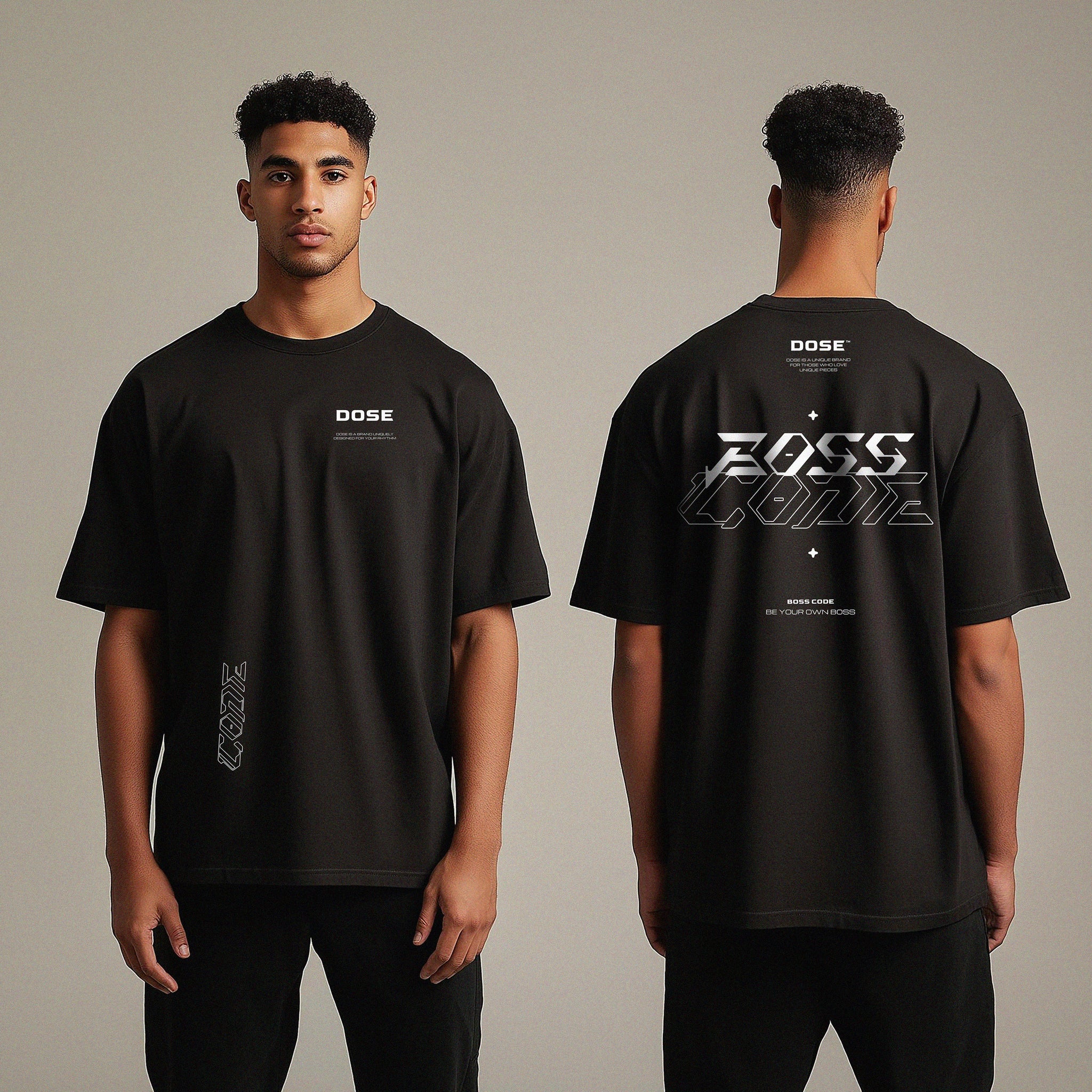 Boss code - Men's Oversized T-Shirt