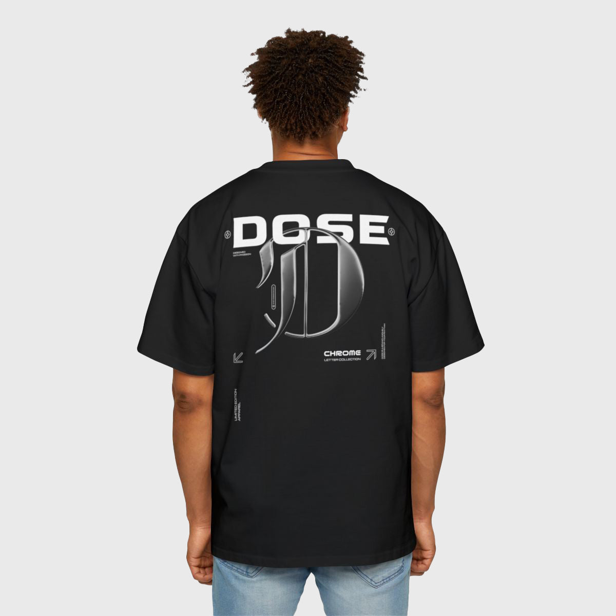 Chrome type-D - Men's Oversized T-Shirt