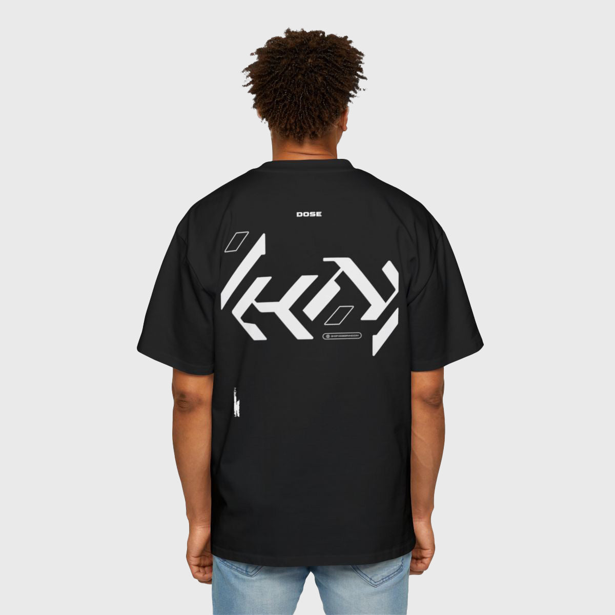 DOSE abstract - Men's Oversized T-Shirt
