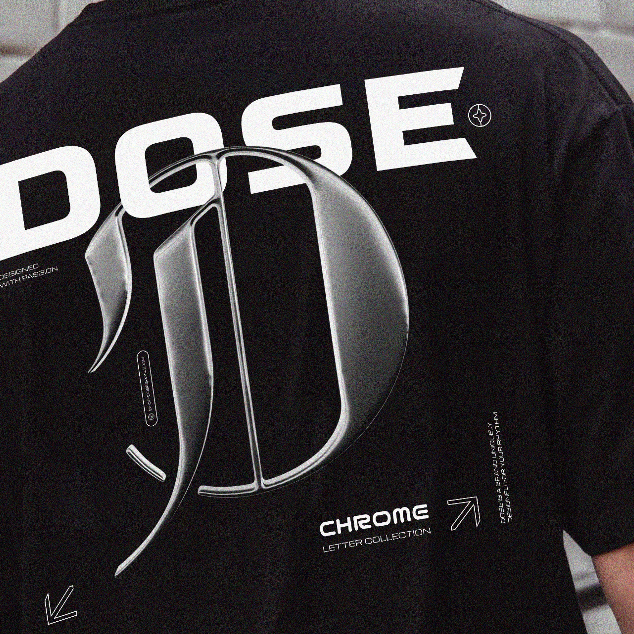 Chrome type-D - Men's Oversized T-Shirt