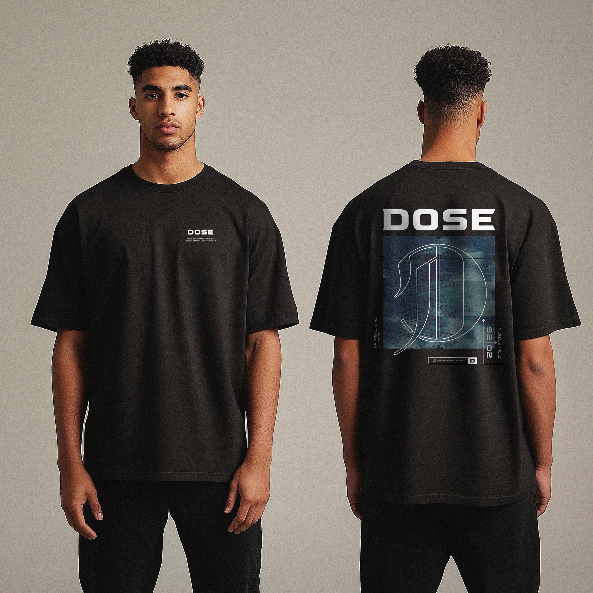 Distorted - Unisex Oversized T-Shirt