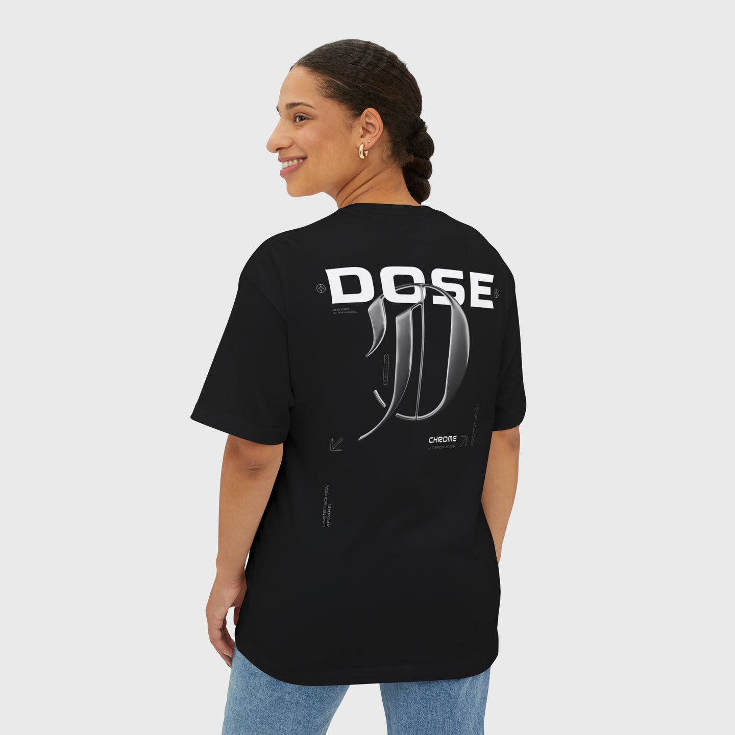 Crome Type-D - Women's Oversized T-Shirt