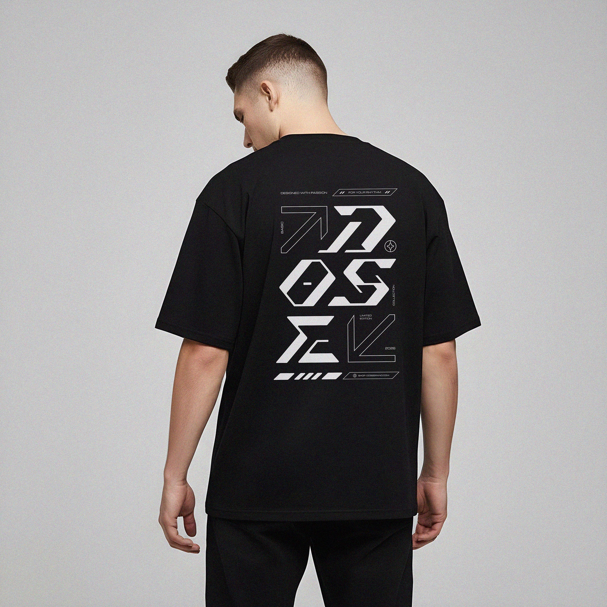 DOSE Composition - Men's Oversized T-Shirt
